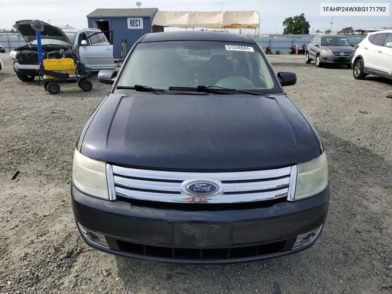 2008 Ford Taurus Sel VIN: 1FAHP24WX8G171792 Lot: 51248684