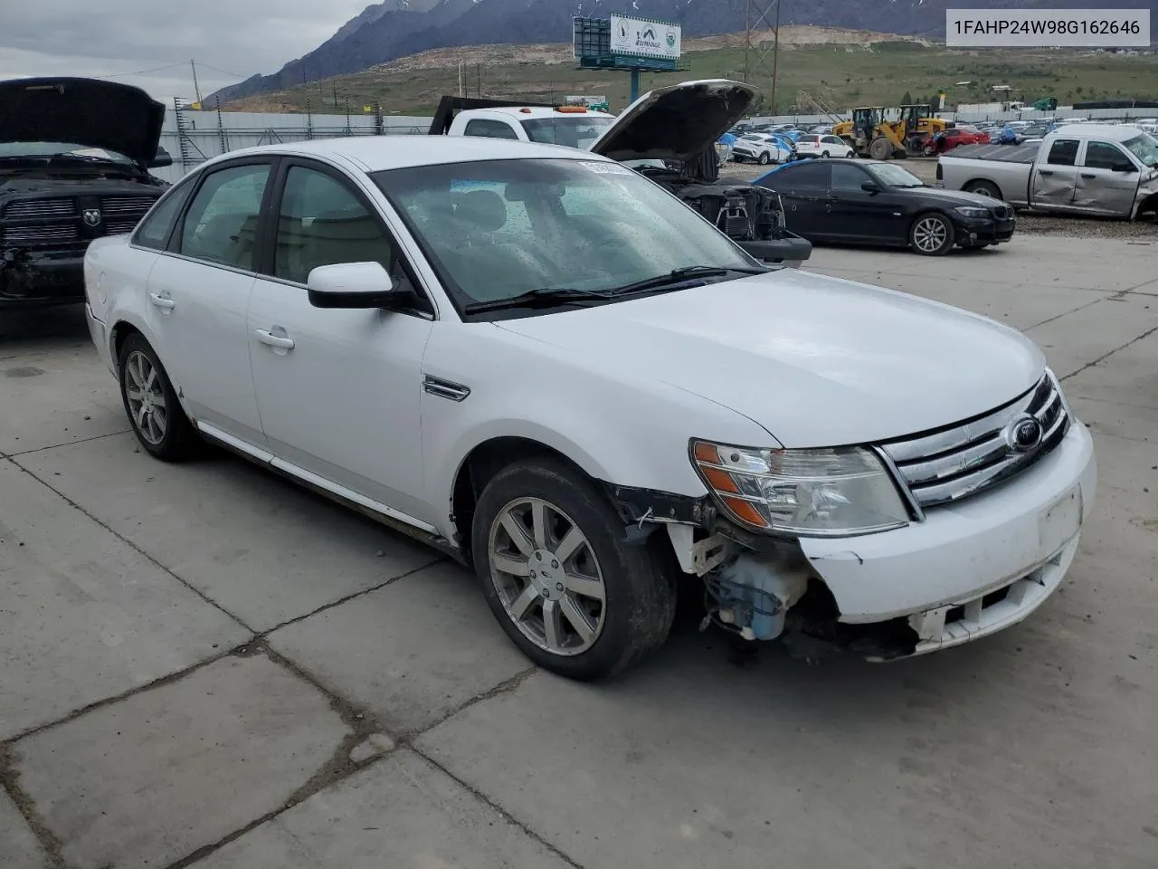 2008 Ford Taurus Sel VIN: 1FAHP24W98G162646 Lot: 51458034