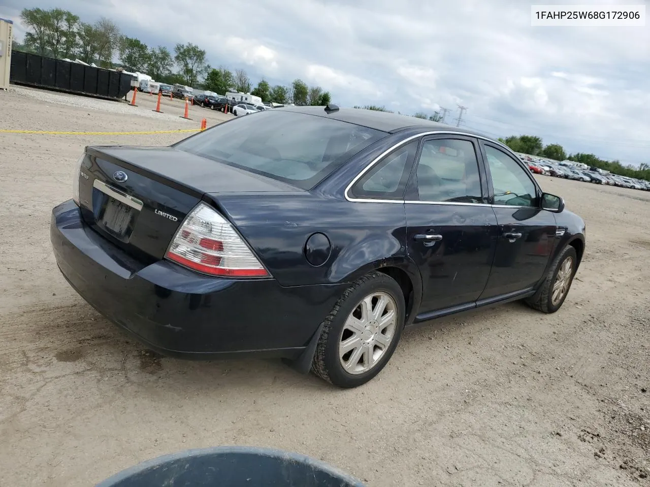 2008 Ford Taurus Limited VIN: 1FAHP25W68G172906 Lot: 53194484