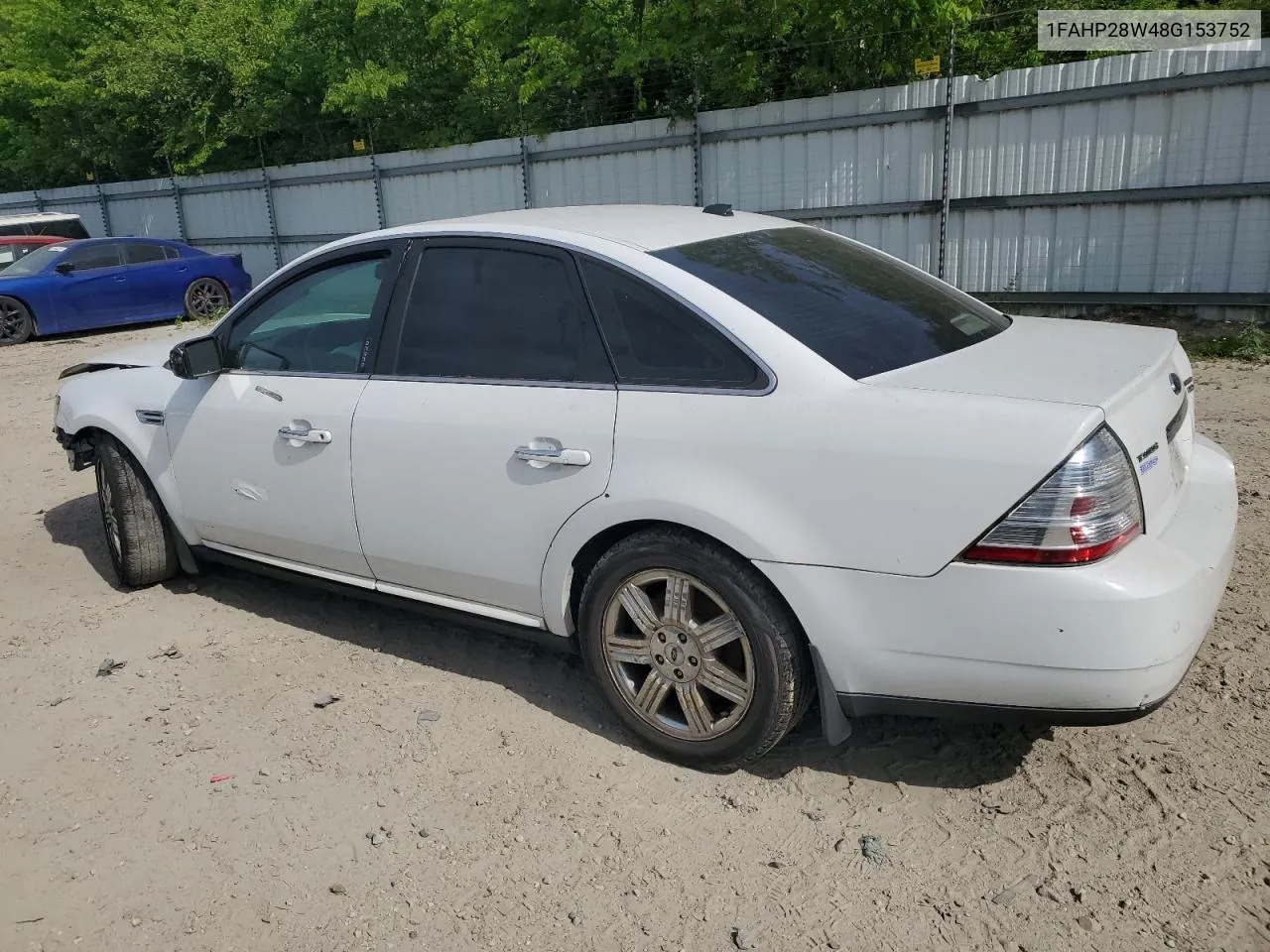 2008 Ford Taurus Limited VIN: 1FAHP28W48G153752 Lot: 53223024