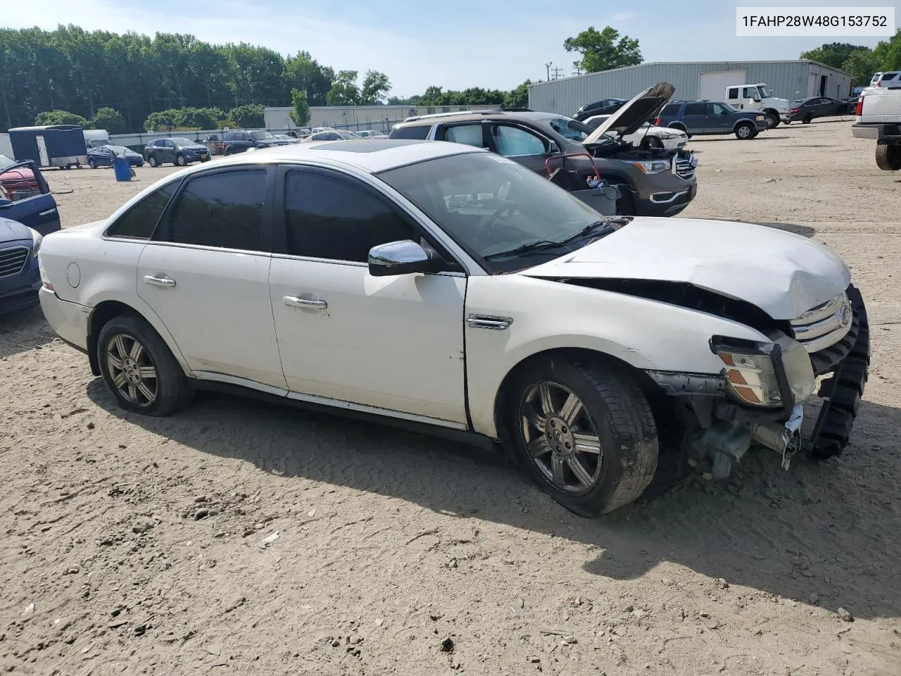 2008 Ford Taurus Limited VIN: 1FAHP28W48G153752 Lot: 53223024