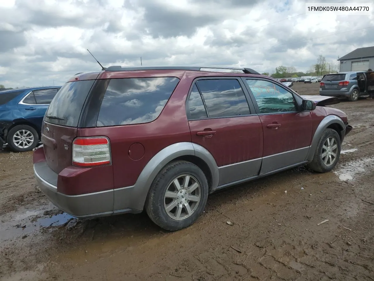 2008 Ford Taurus X Sel VIN: 1FMDK05W48GA44770 Lot: 53281574