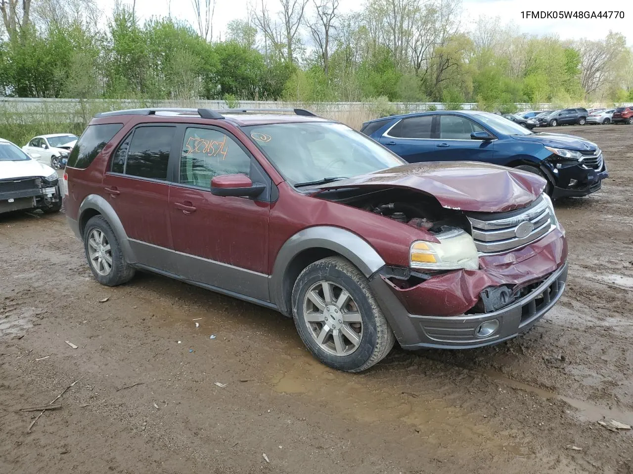 2008 Ford Taurus X Sel VIN: 1FMDK05W48GA44770 Lot: 53281574