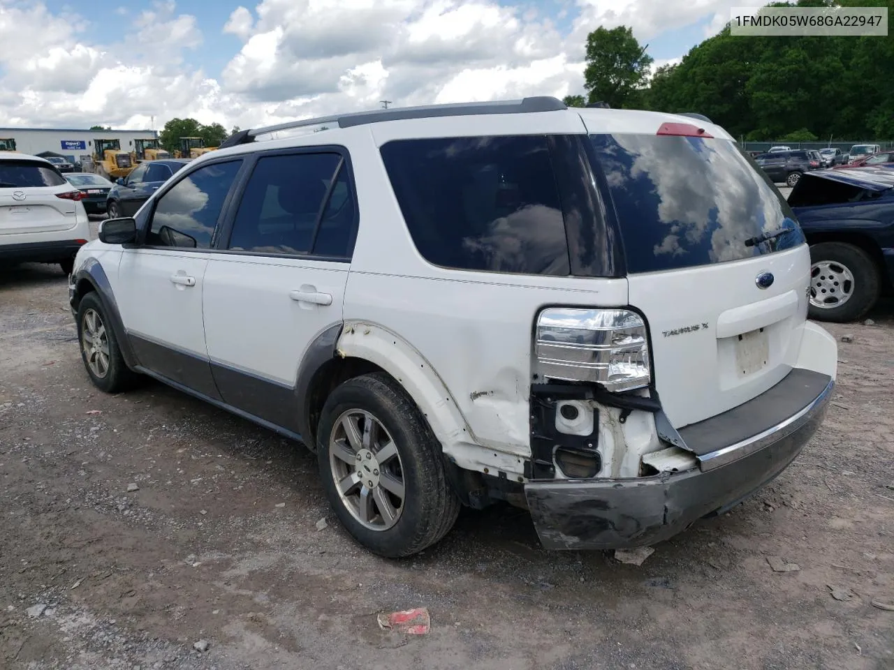 1FMDK05W68GA22947 2008 Ford Taurus X Sel