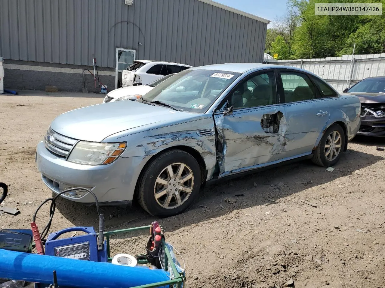 2008 Ford Taurus Sel VIN: 1FAHP24W88G147426 Lot: 53739374