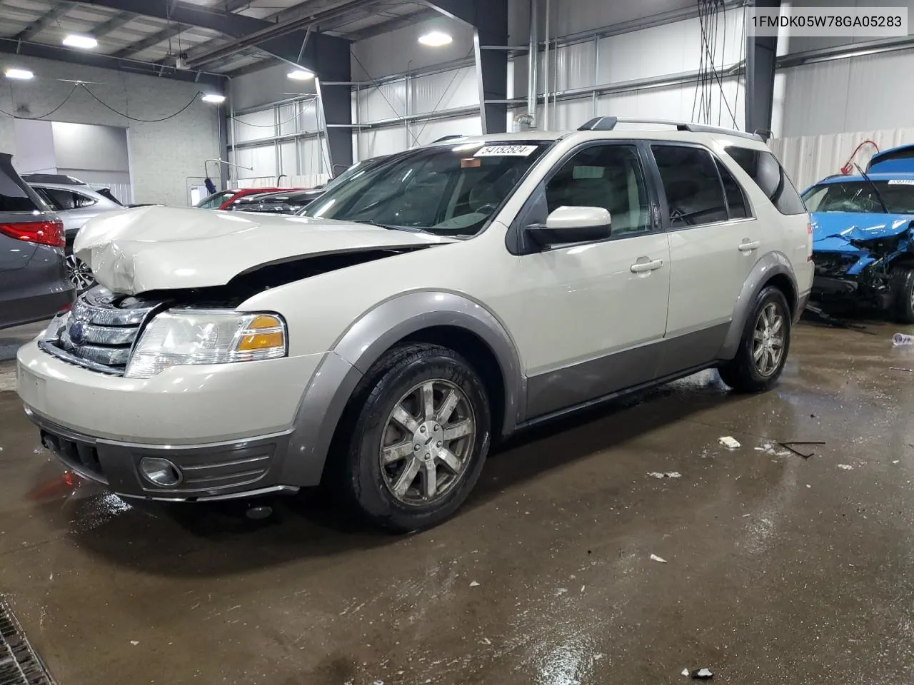 2008 Ford Taurus X Sel VIN: 1FMDK05W78GA05283 Lot: 54152524