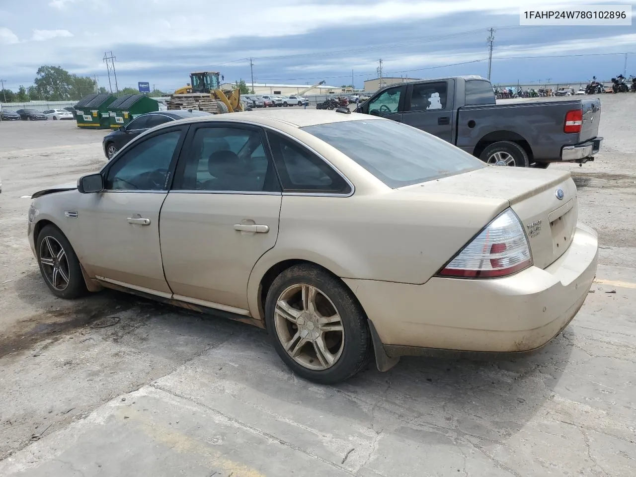 2008 Ford Taurus Sel VIN: 1FAHP24W78G102896 Lot: 54155014