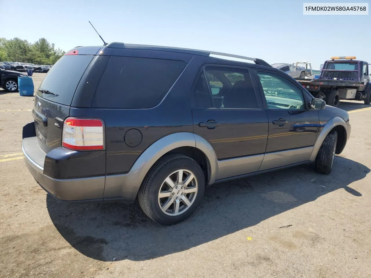 2008 Ford Taurus X Sel VIN: 1FMDK02W58GA45768 Lot: 55349784