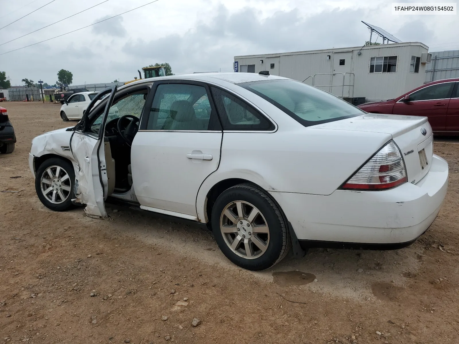 2008 Ford Taurus Sel VIN: 1FAHP24W08G154502 Lot: 57149354