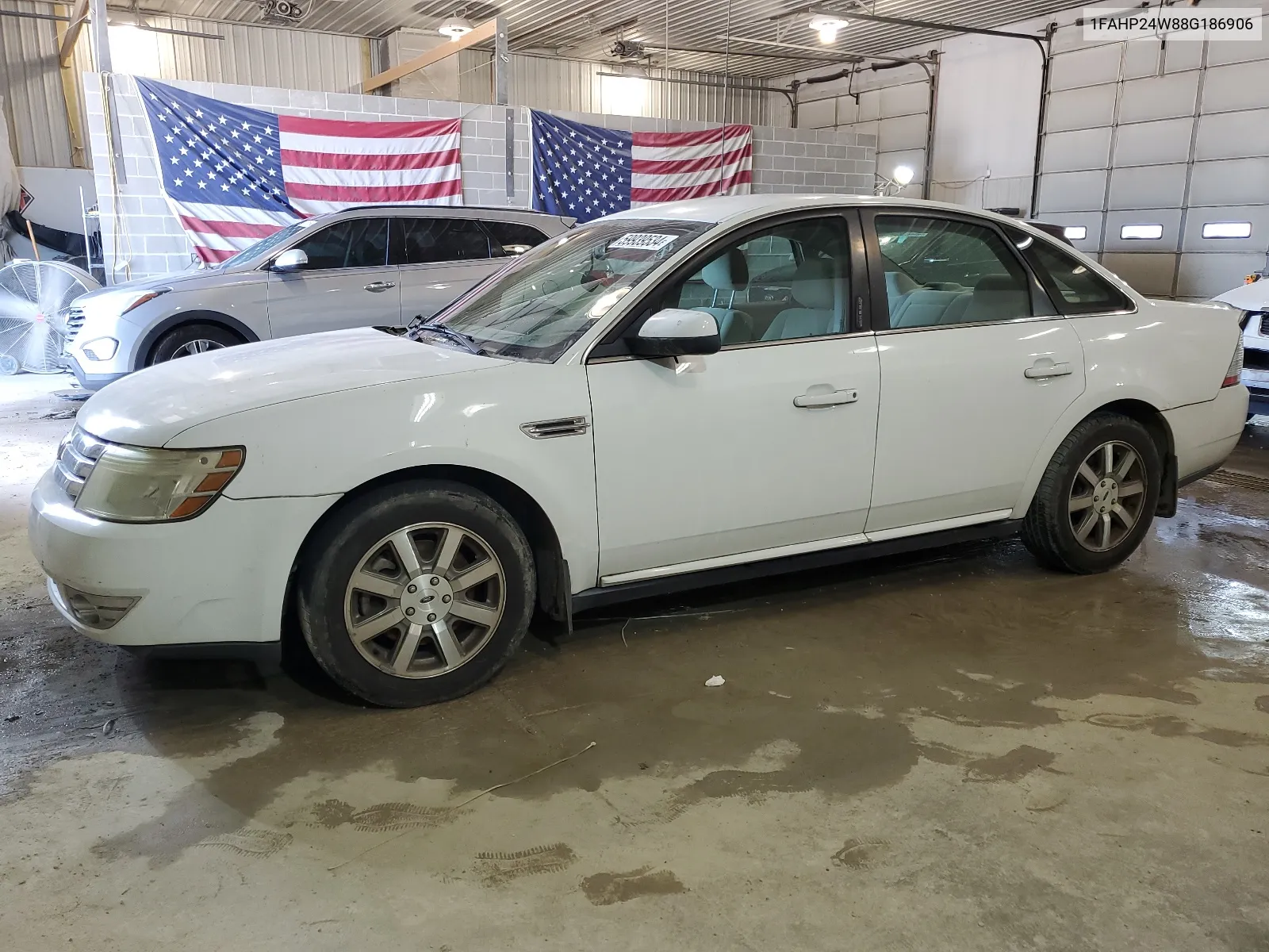 2008 Ford Taurus Sel VIN: 1FAHP24W88G186906 Lot: 59939534