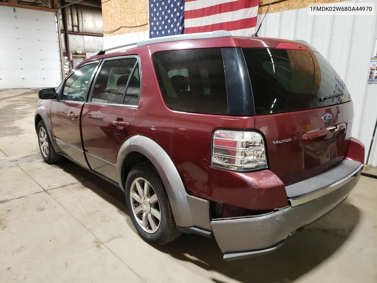 2008 Ford Taurus X Sel VIN: 1FMDK02W68GA44970 Lot: 60257643