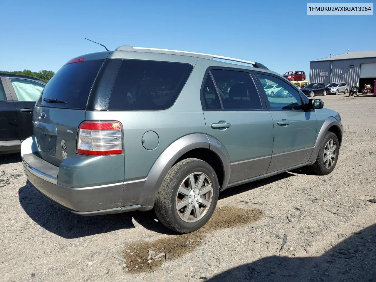 2008 Ford Taurus X Sel VIN: 1FMDK02WX8GA13964 Lot: 61148984