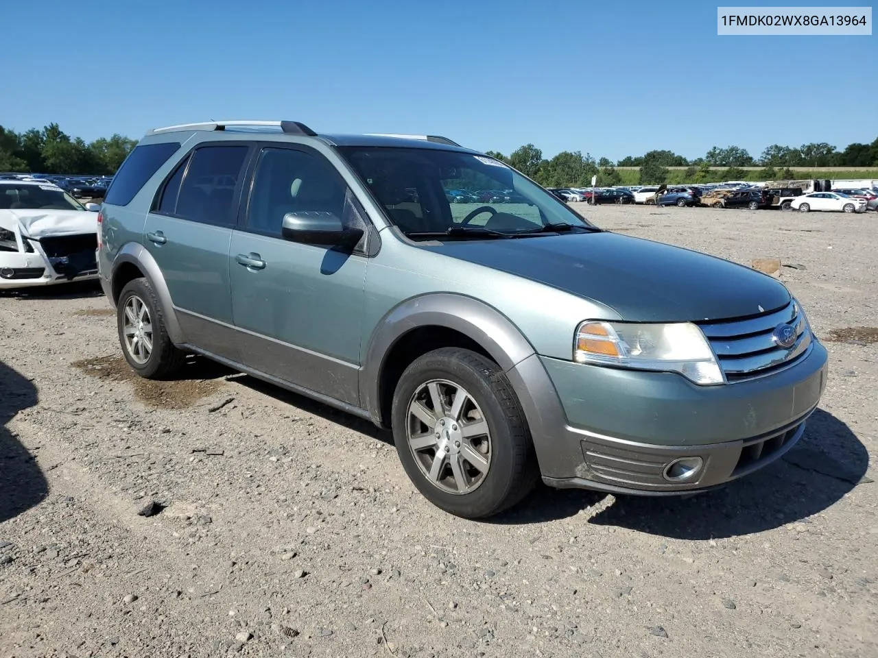 2008 Ford Taurus X Sel VIN: 1FMDK02WX8GA13964 Lot: 61148984