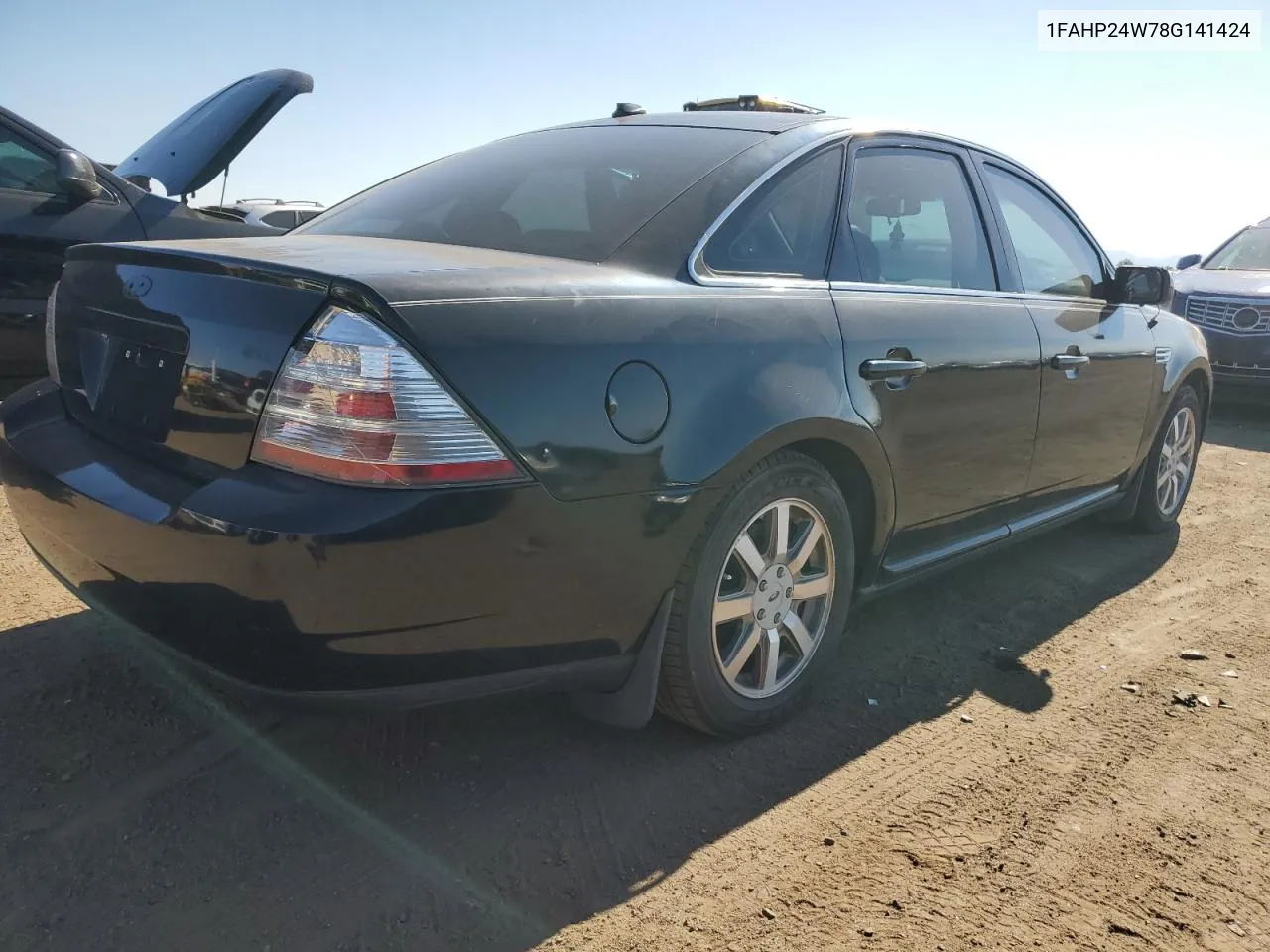 2008 Ford Taurus Sel VIN: 1FAHP24W78G141424 Lot: 61892324