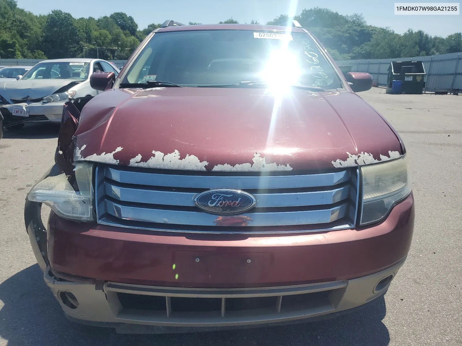 2008 Ford Taurus X Eddie Bauer VIN: 1FMDK07W98GA21255 Lot: 62603784