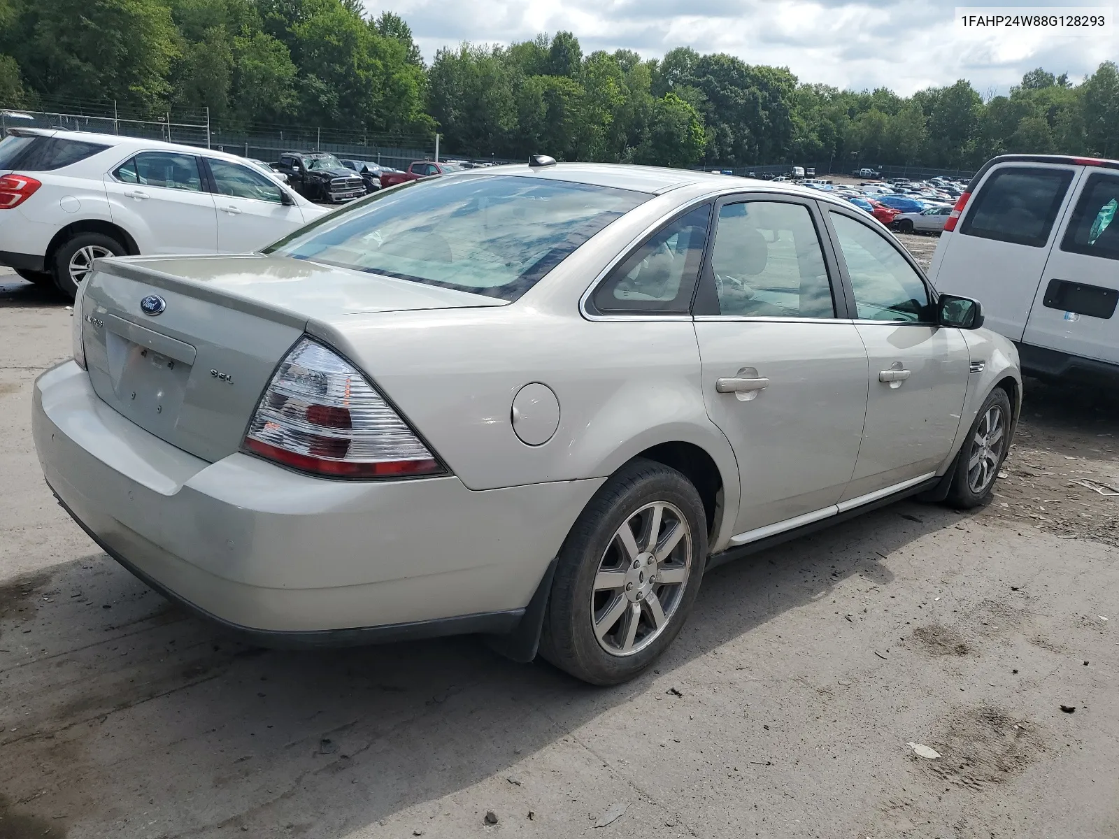 2008 Ford Taurus Sel VIN: 1FAHP24W88G128293 Lot: 63250154