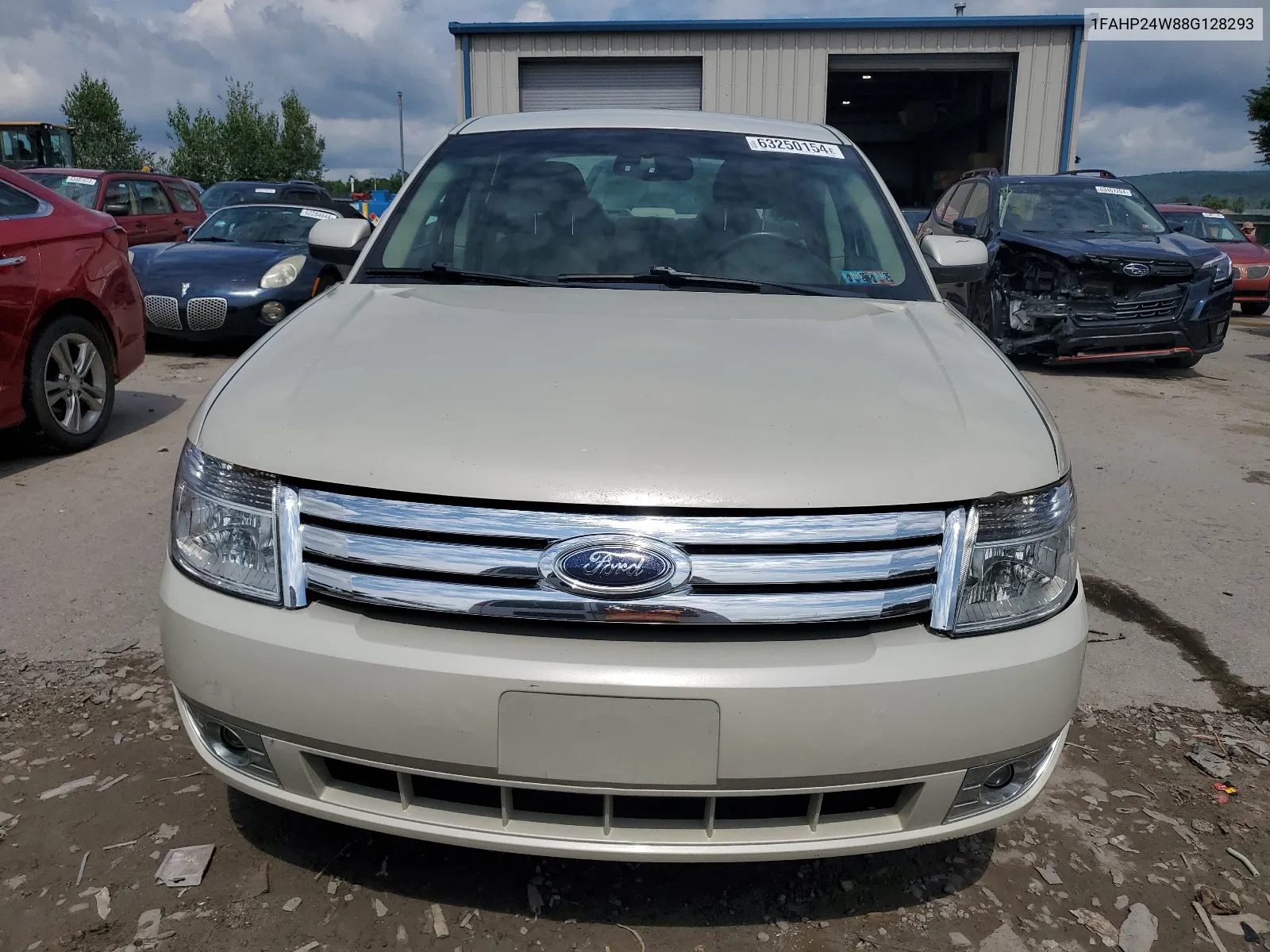 2008 Ford Taurus Sel VIN: 1FAHP24W88G128293 Lot: 63250154