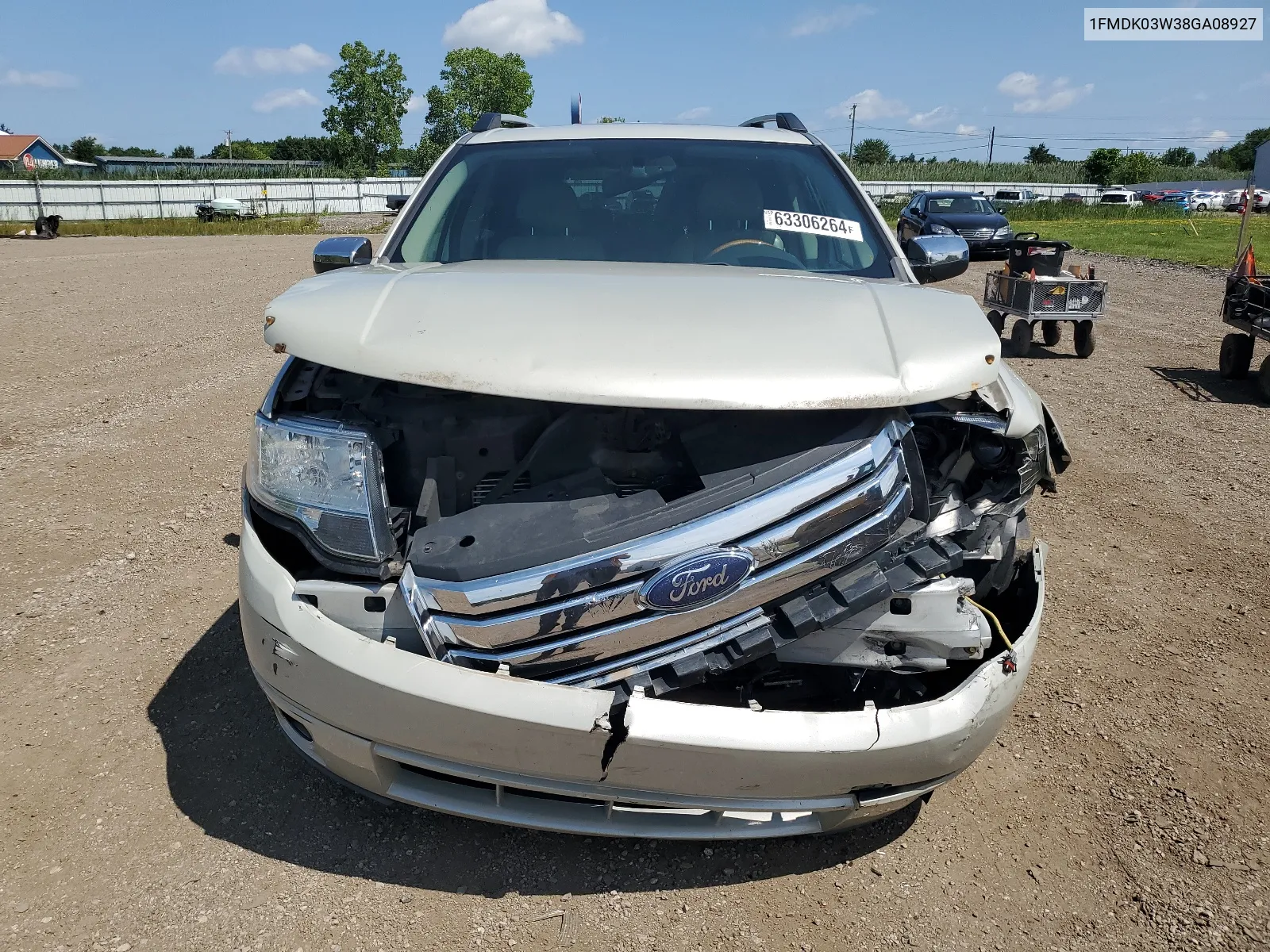 2008 Ford Taurus X Limited VIN: 1FMDK03W38GA08927 Lot: 63306264