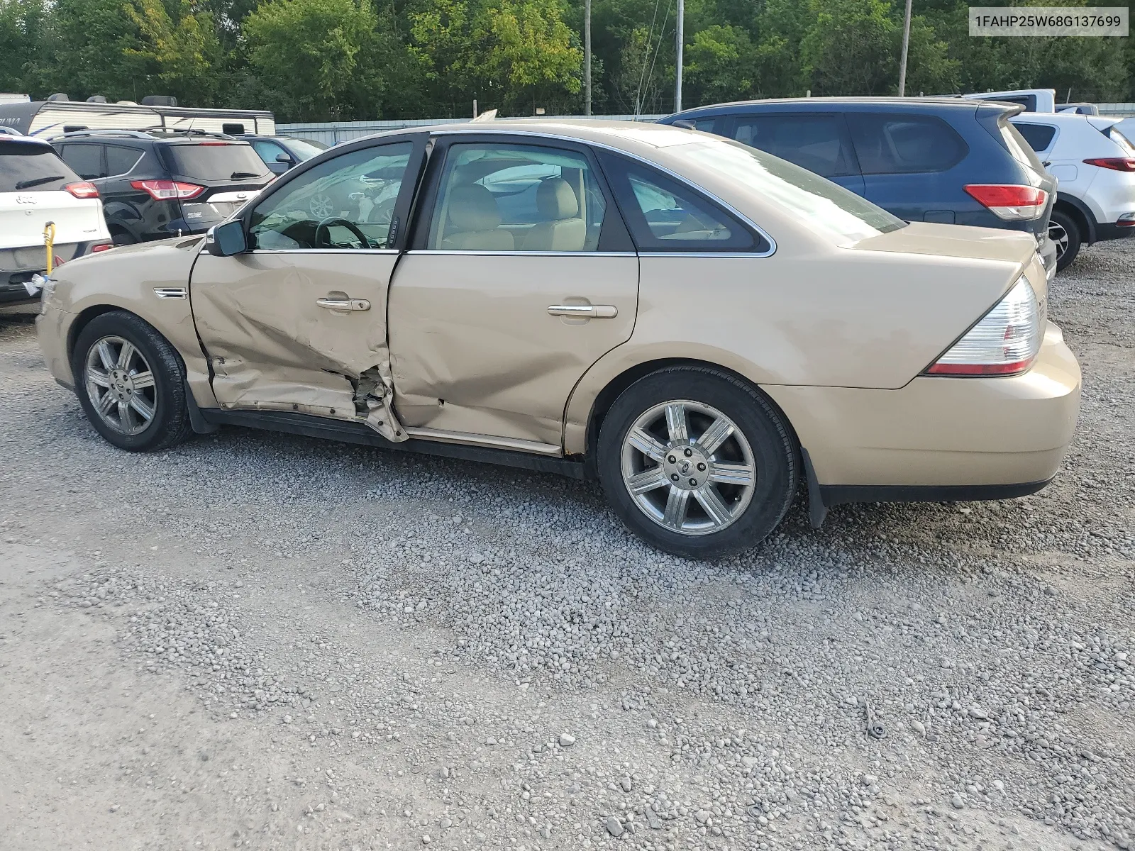 2008 Ford Taurus Limited VIN: 1FAHP25W68G137699 Lot: 63839854