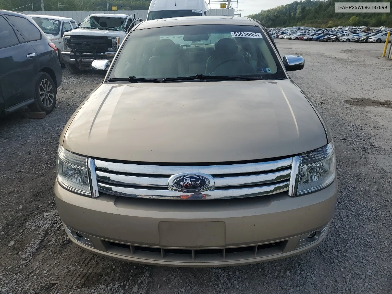 2008 Ford Taurus Limited VIN: 1FAHP25W68G137699 Lot: 63839854