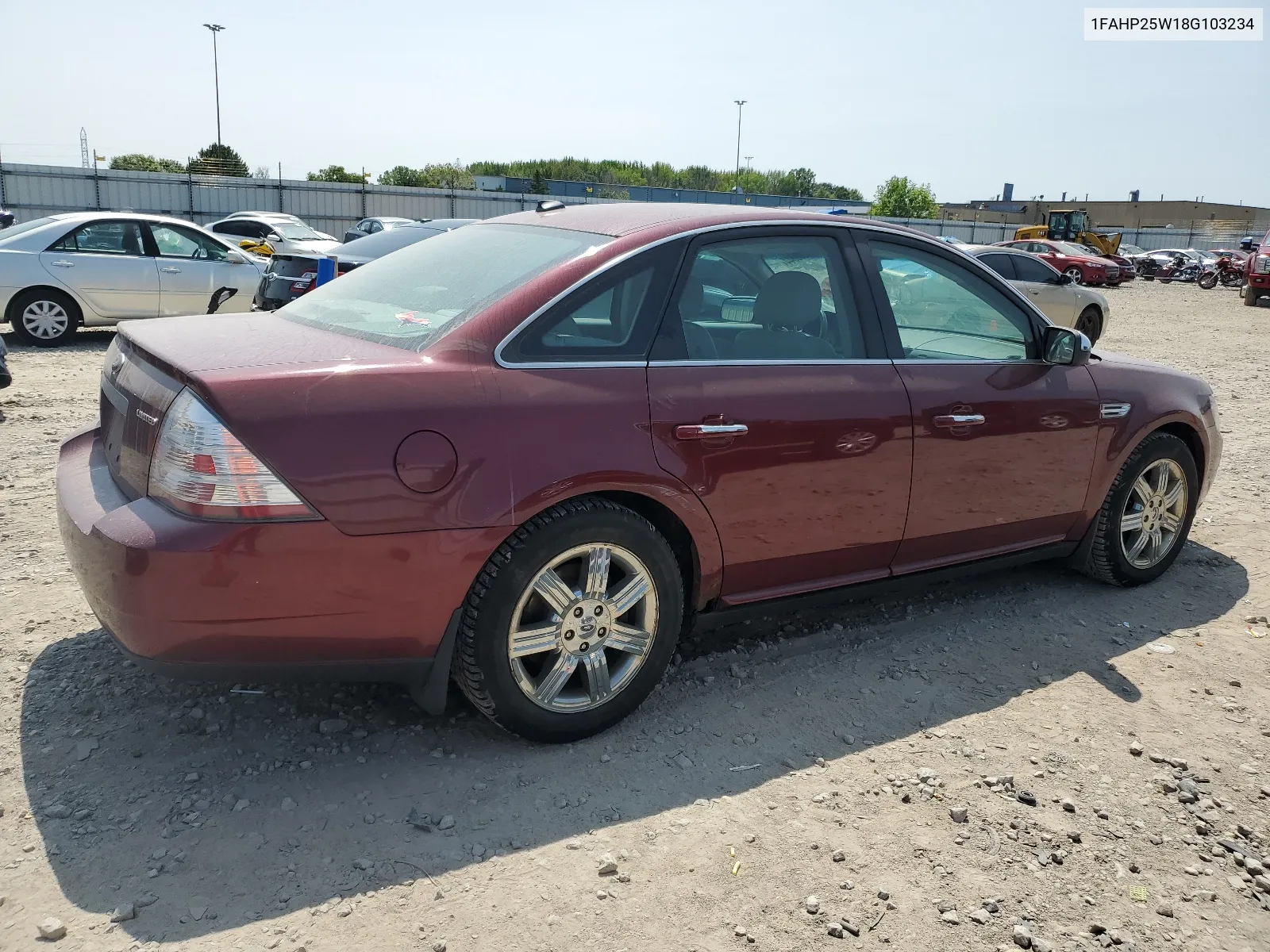 2008 Ford Taurus Limited VIN: 1FAHP25W18G103234 Lot: 63888844