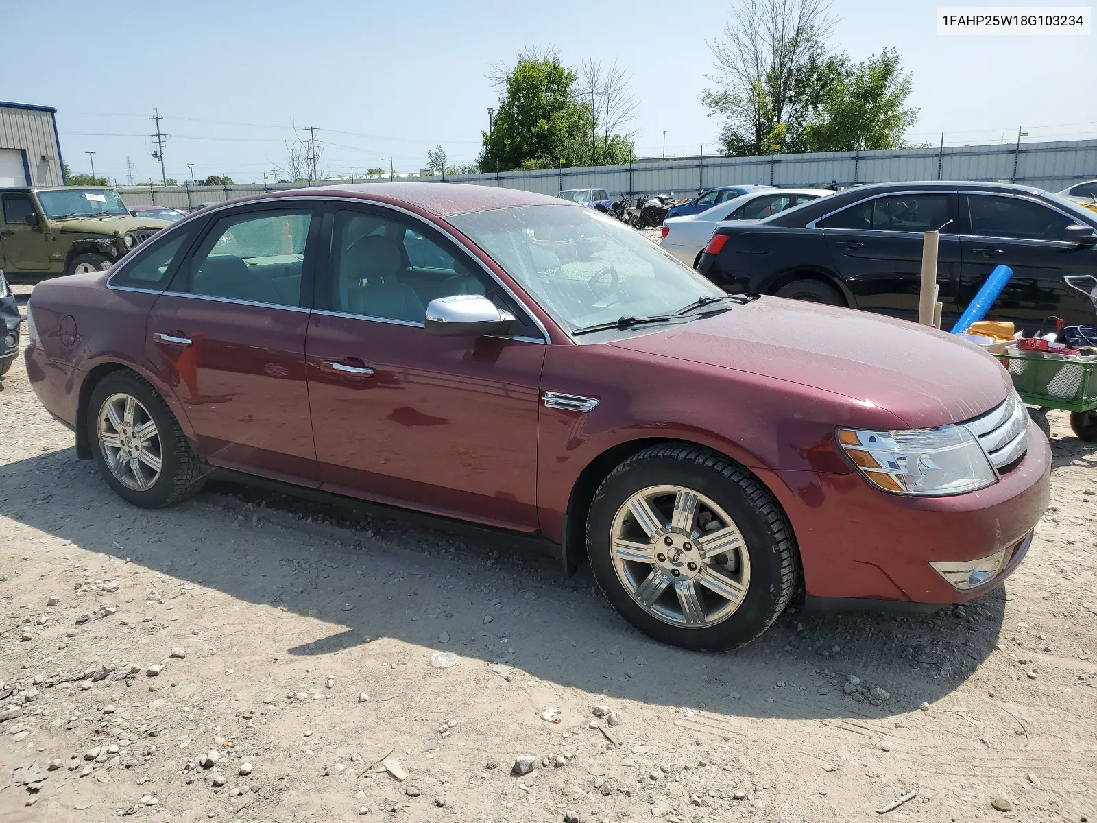 2008 Ford Taurus Limited VIN: 1FAHP25W18G103234 Lot: 63888844