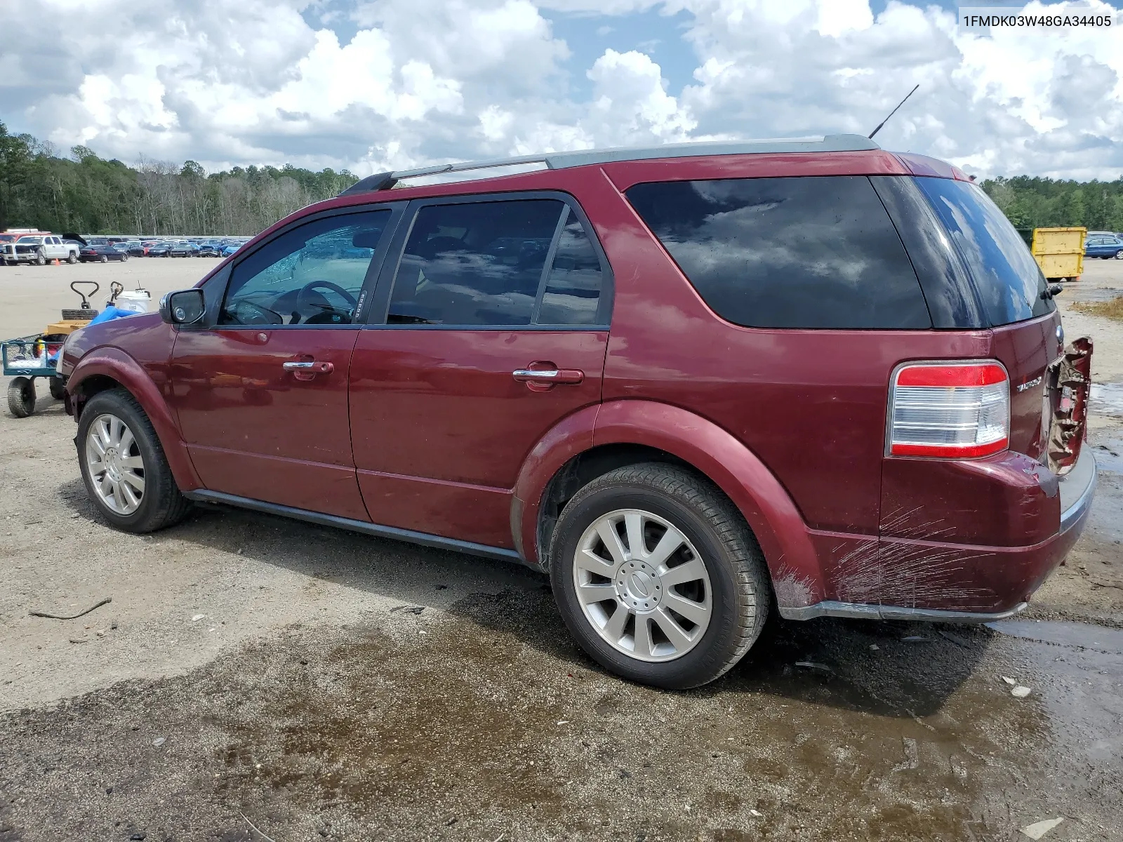 2008 Ford Taurus X Limited VIN: 1FMDK03W48GA34405 Lot: 63984514