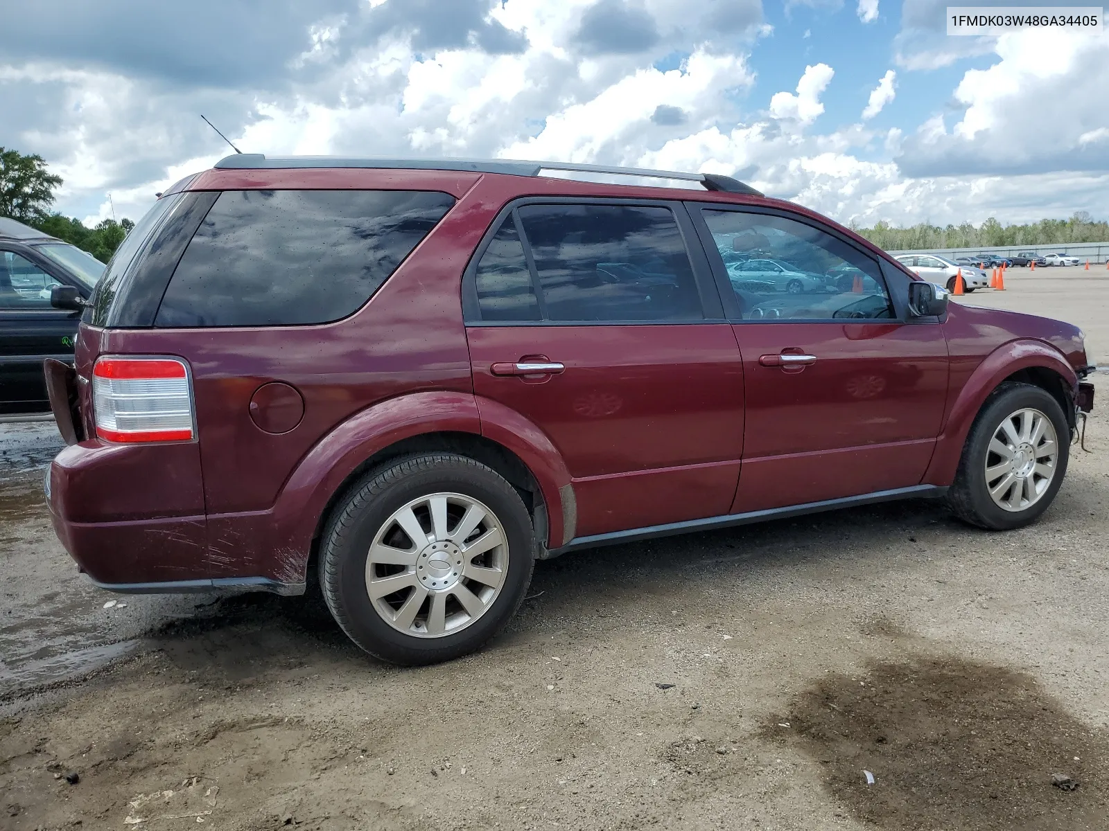 2008 Ford Taurus X Limited VIN: 1FMDK03W48GA34405 Lot: 63984514