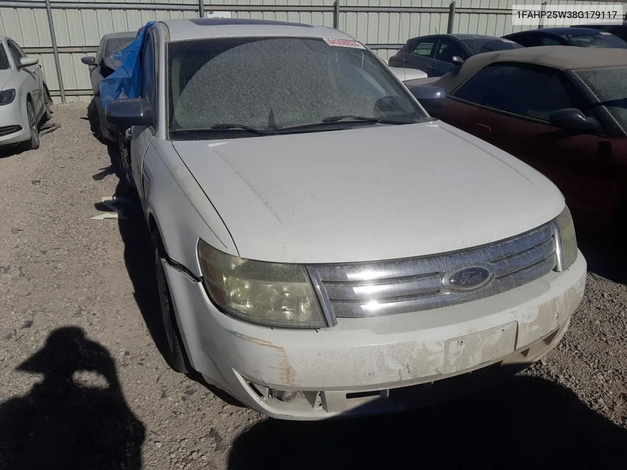 2008 Ford Taurus Limited VIN: 1FAHP25W38G179117 Lot: 64308024