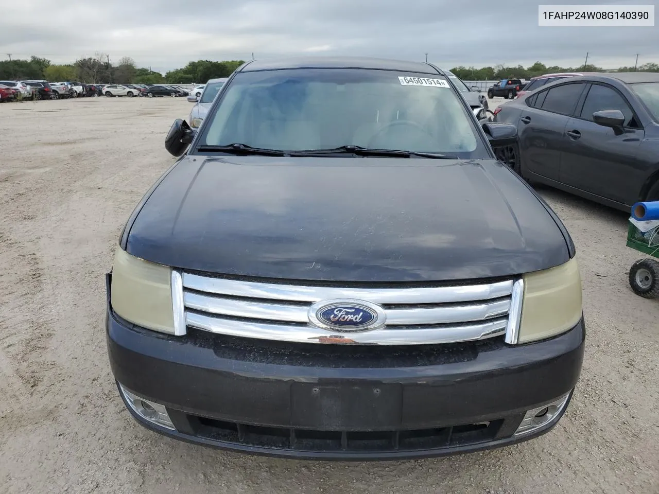 2008 Ford Taurus Sel VIN: 1FAHP24W08G140390 Lot: 64501514