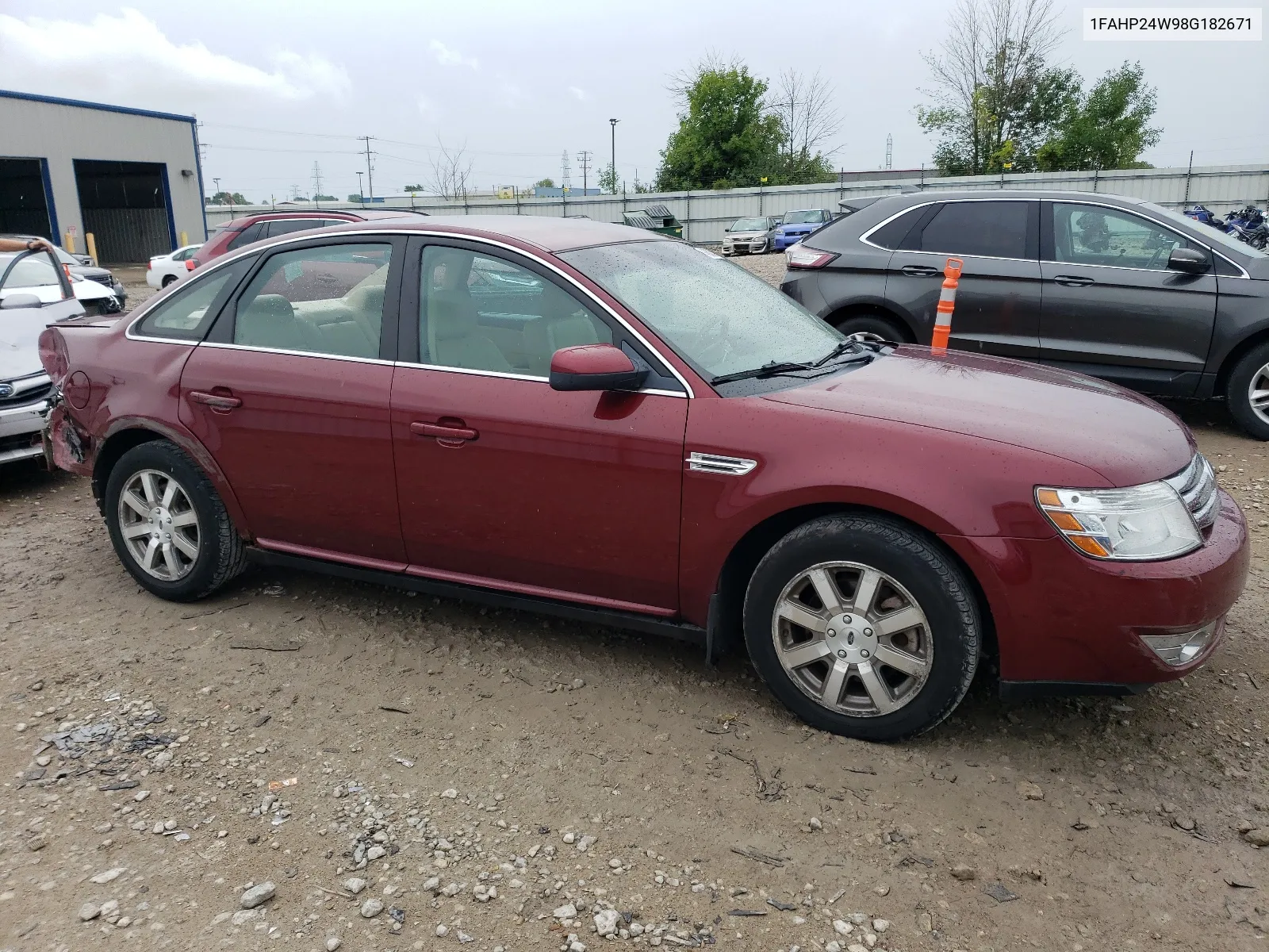 2008 Ford Taurus Sel VIN: 1FAHP24W98G182671 Lot: 64563374