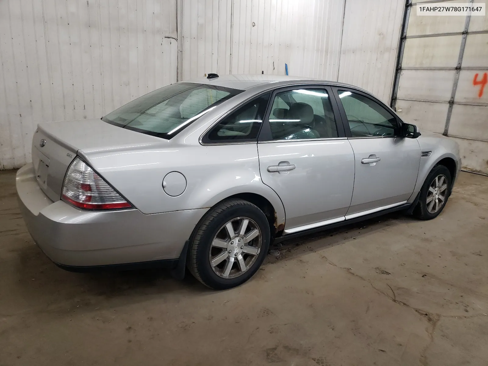 1FAHP27W78G171647 2008 Ford Taurus Sel