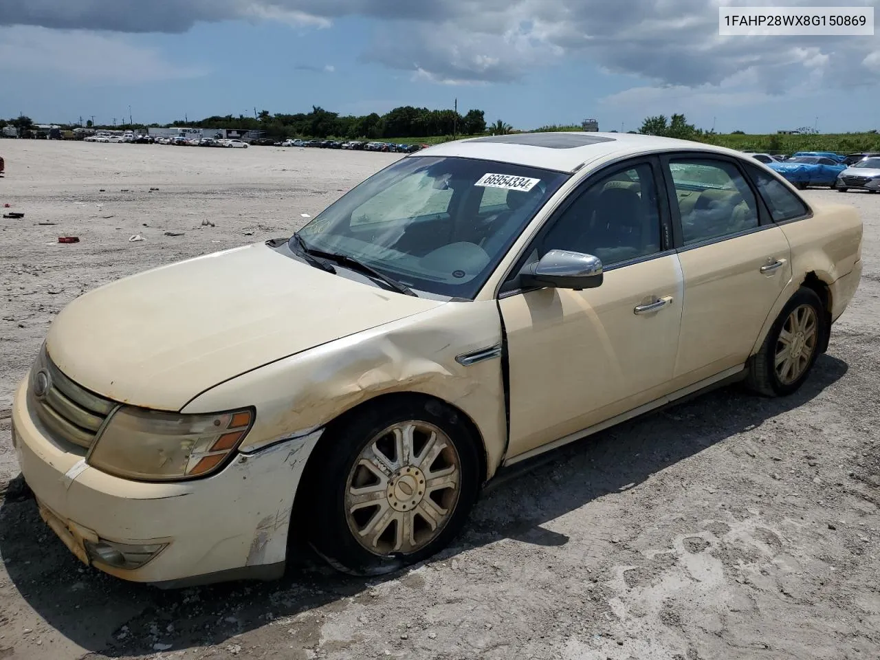 2008 Ford Taurus Limited VIN: 1FAHP28WX8G150869 Lot: 66954334