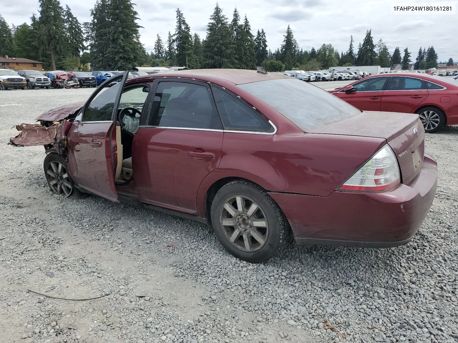 2008 Ford Taurus Sel VIN: 1FAHP24W18G161281 Lot: 67764744