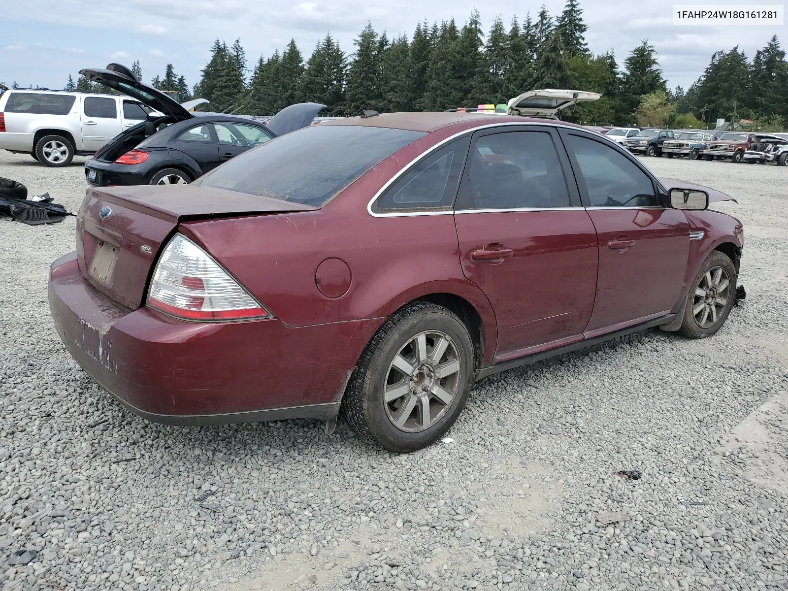 2008 Ford Taurus Sel VIN: 1FAHP24W18G161281 Lot: 67764744