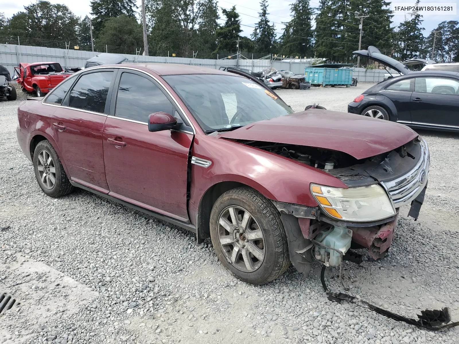 2008 Ford Taurus Sel VIN: 1FAHP24W18G161281 Lot: 67764744