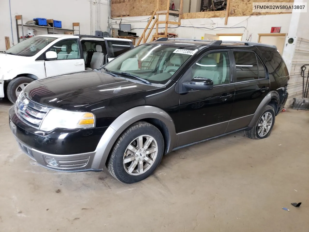 2008 Ford Taurus X Sel VIN: 1FMDK02W58GA13807 Lot: 67772384