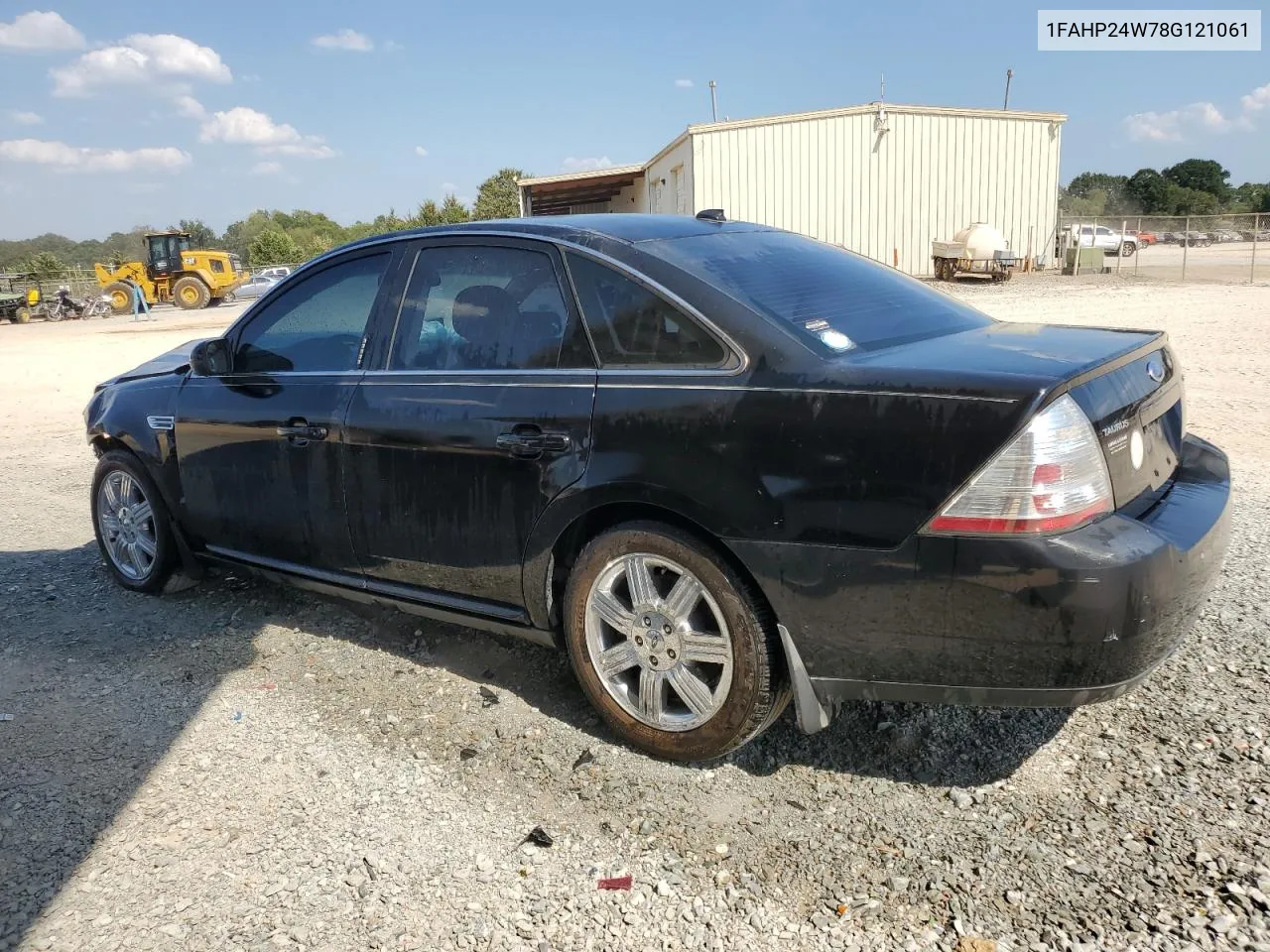 2008 Ford Taurus Sel VIN: 1FAHP24W78G121061 Lot: 68905294