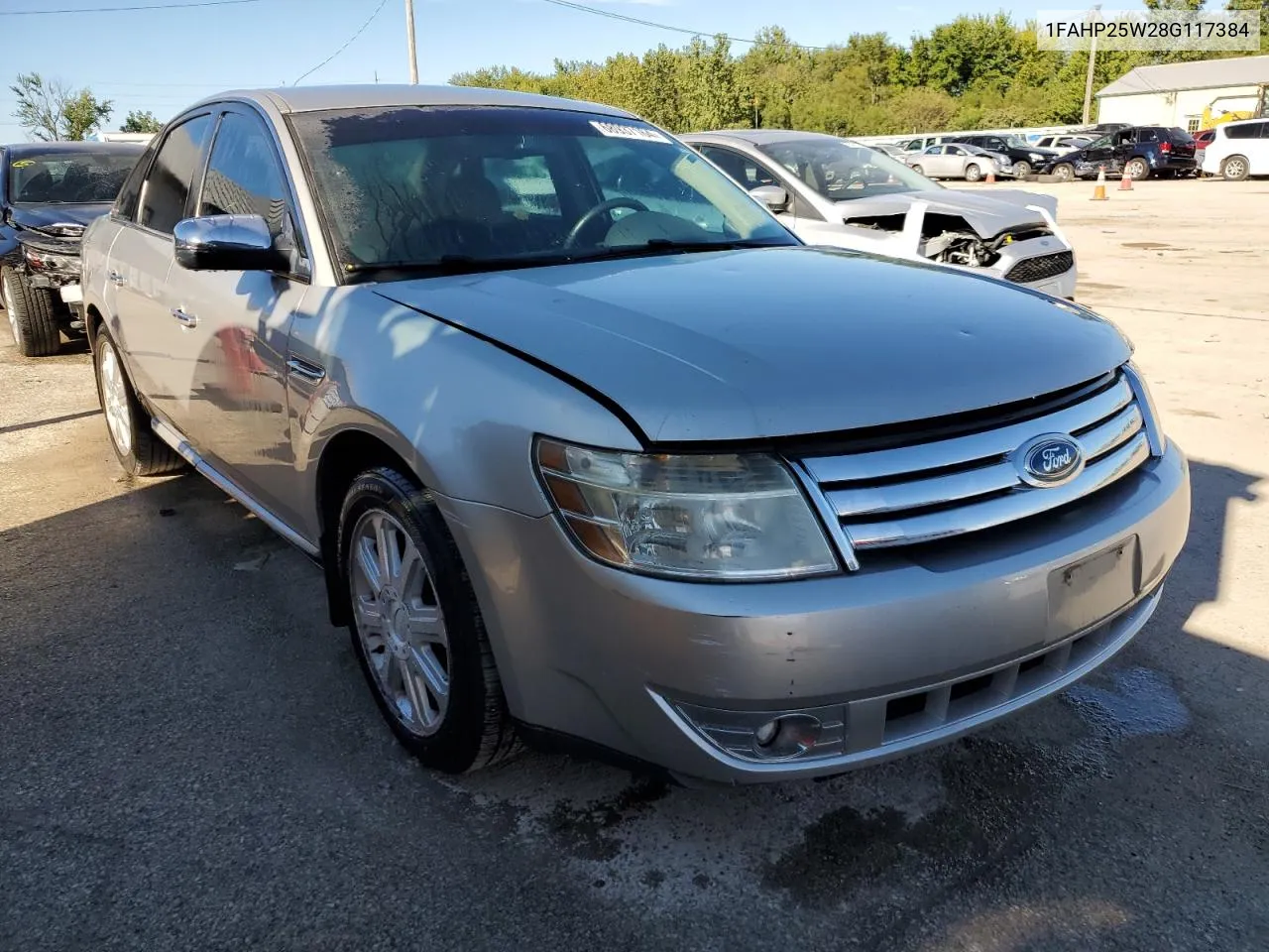 2008 Ford Taurus Limited VIN: 1FAHP25W28G117384 Lot: 68937164