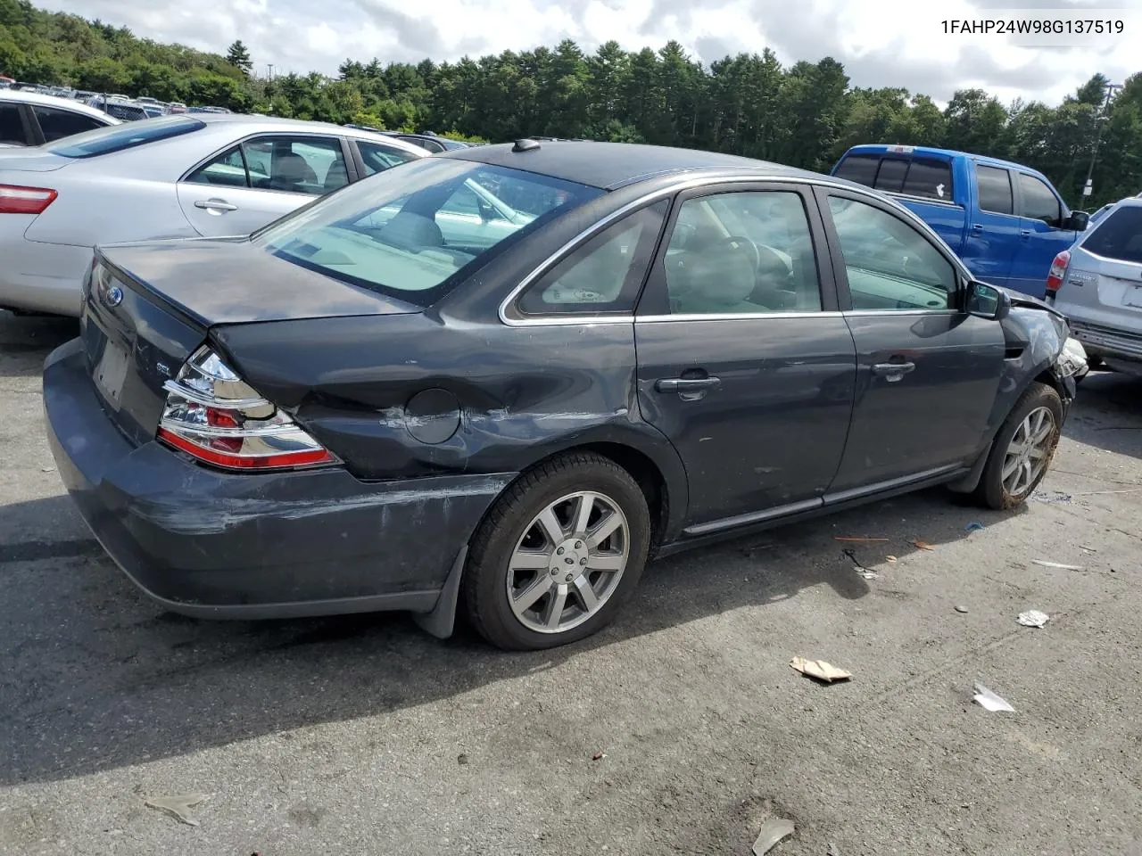 2008 Ford Taurus Sel VIN: 1FAHP24W98G137519 Lot: 69476554