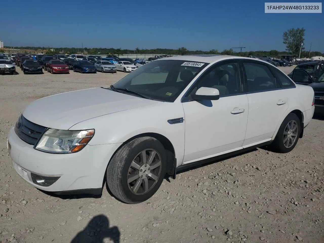 2008 Ford Taurus Sel VIN: 1FAHP24W48G133233 Lot: 69518064