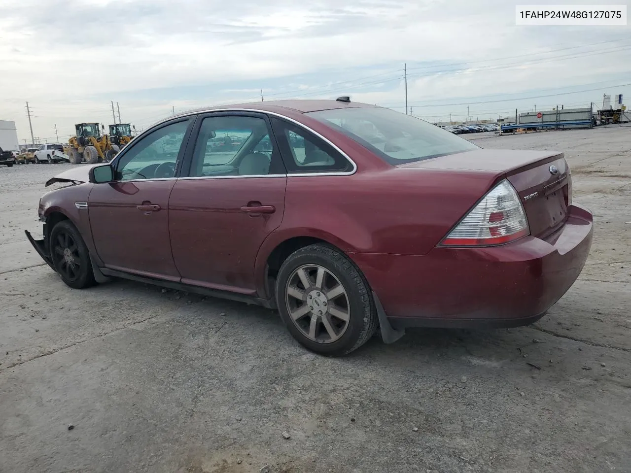 2008 Ford Taurus Sel VIN: 1FAHP24W48G127075 Lot: 70062784