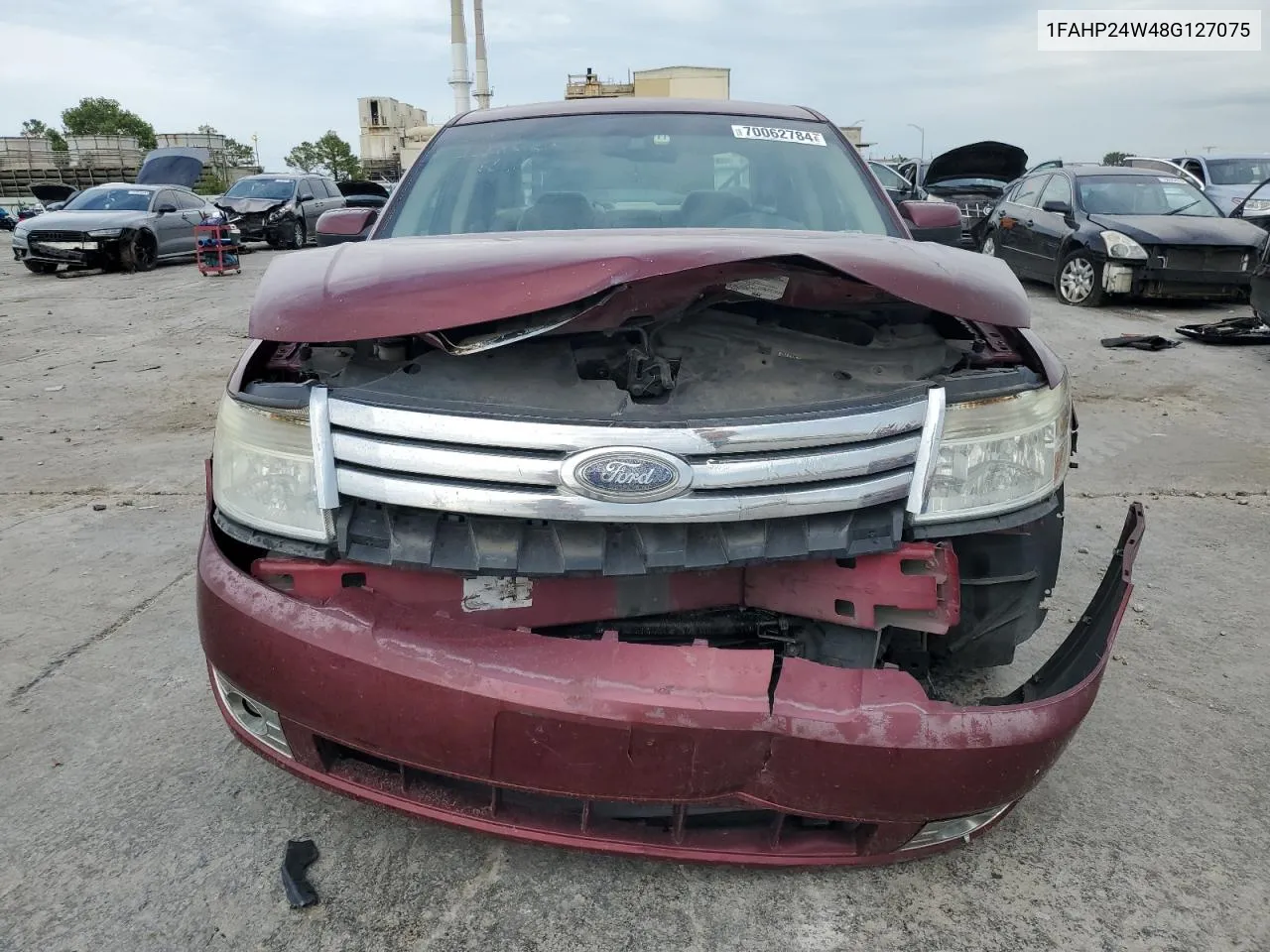 2008 Ford Taurus Sel VIN: 1FAHP24W48G127075 Lot: 70062784