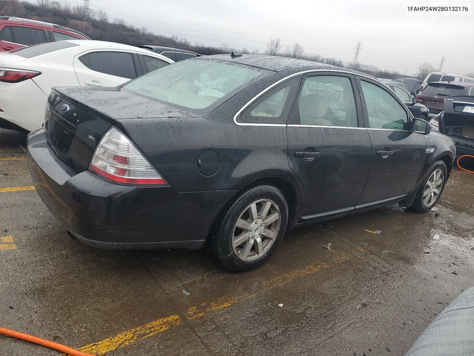 2008 Ford Taurus Sel VIN: 1FAHP24W28G132176 Lot: 82399573