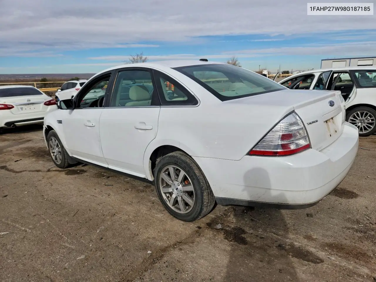 1FAHP27W98G187185 2008 Ford Taurus Sel