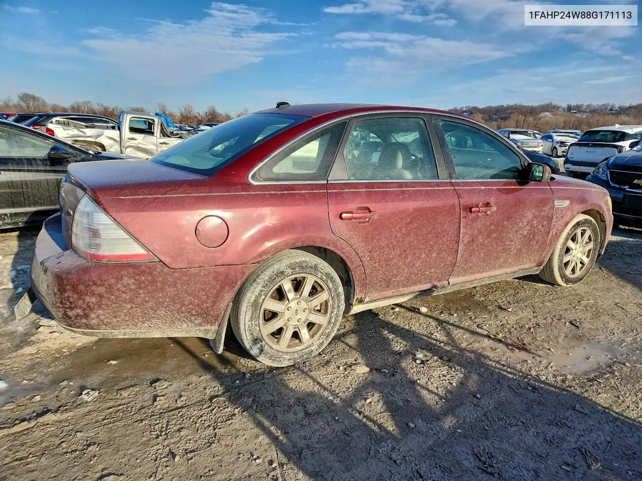 1FAHP24W88G171113 2008 Ford Taurus Sel