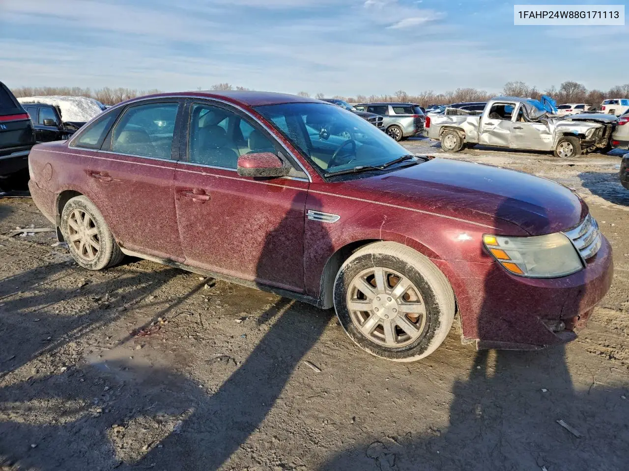 1FAHP24W88G171113 2008 Ford Taurus Sel
