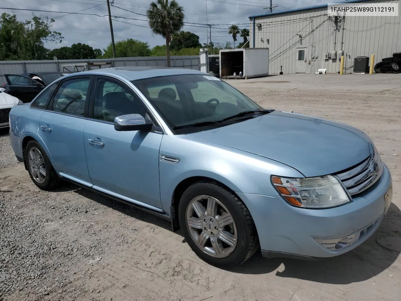 2009 Ford Taurus Limited VIN: 1FAHP25W89G112191 Lot: 52863214