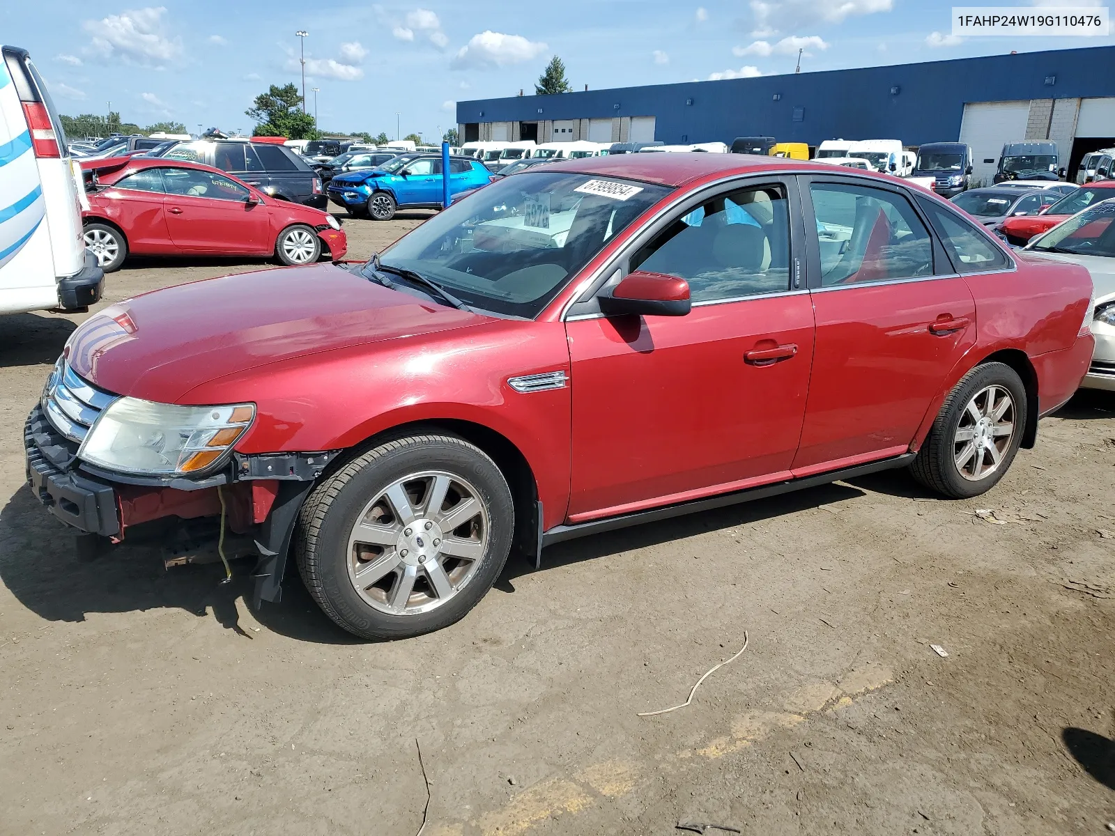 2009 Ford Taurus Sel VIN: 1FAHP24W19G110476 Lot: 67999854