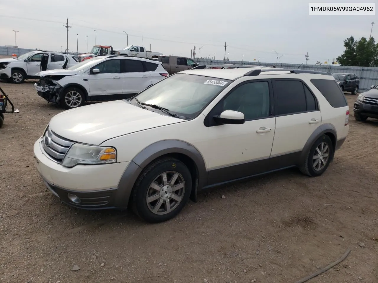 2009 Ford Taurus X Sel VIN: 1FMDK05W99GA04962 Lot: 68455804